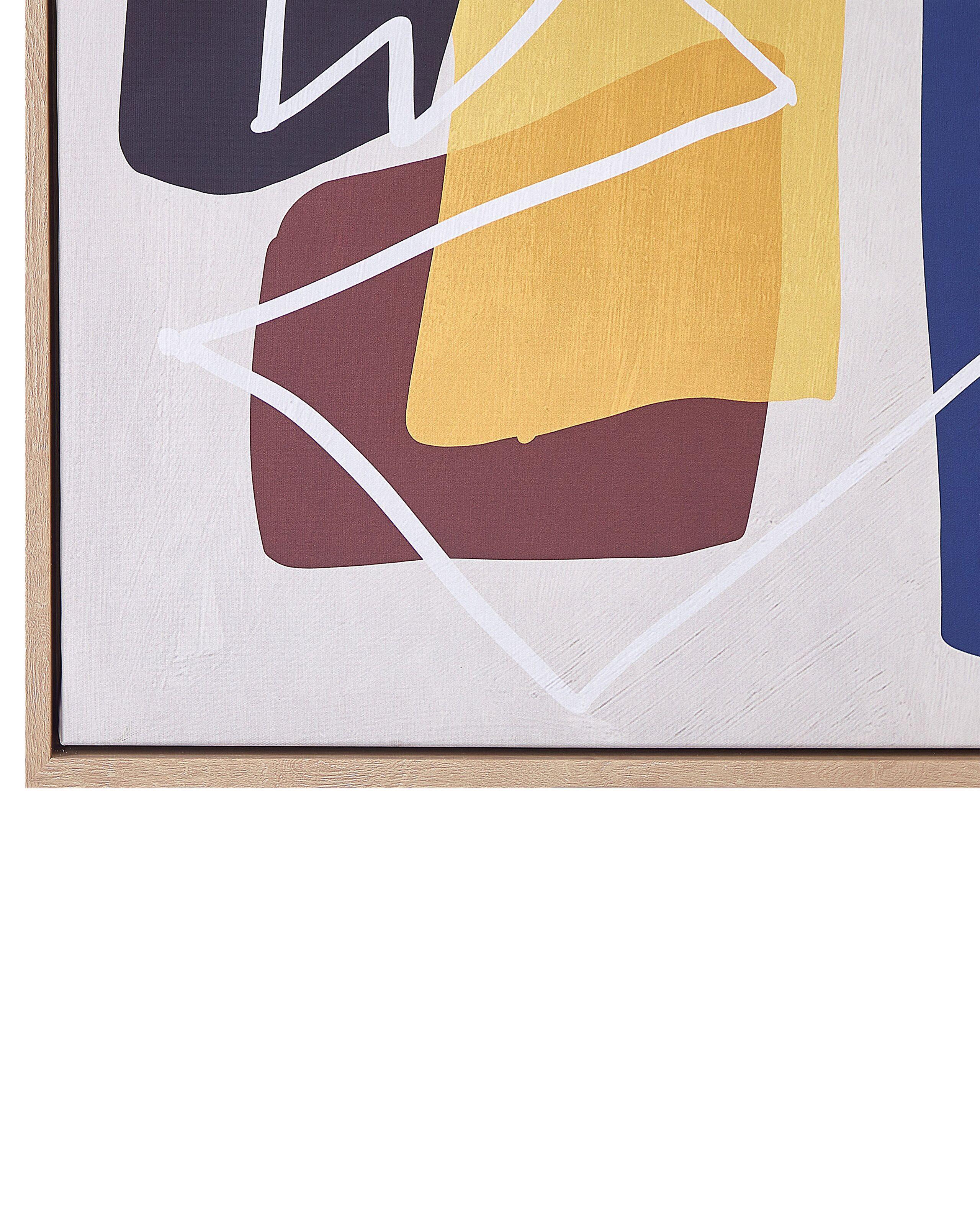 Beliani Imprimé sur toile en Tissu Moderne FRISA  