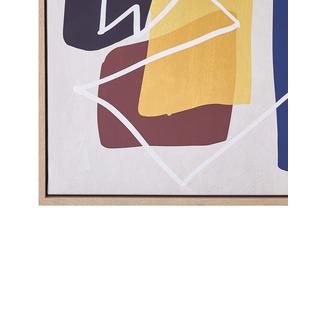 Beliani Imprimé sur toile en Tissu Moderne FRISA  