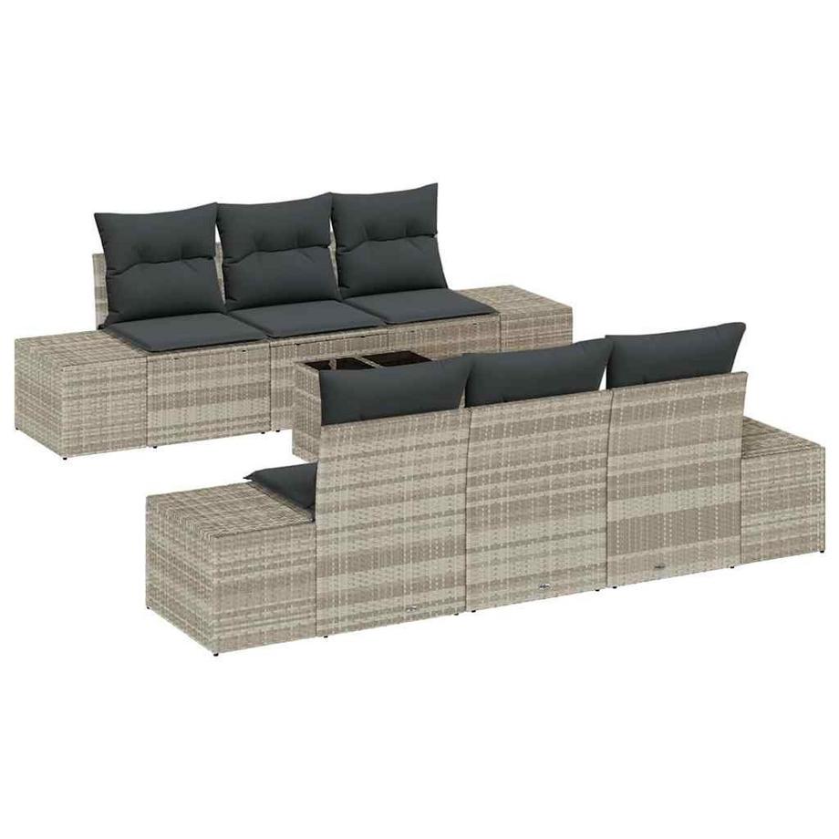 Divano da giardino Polyrattan