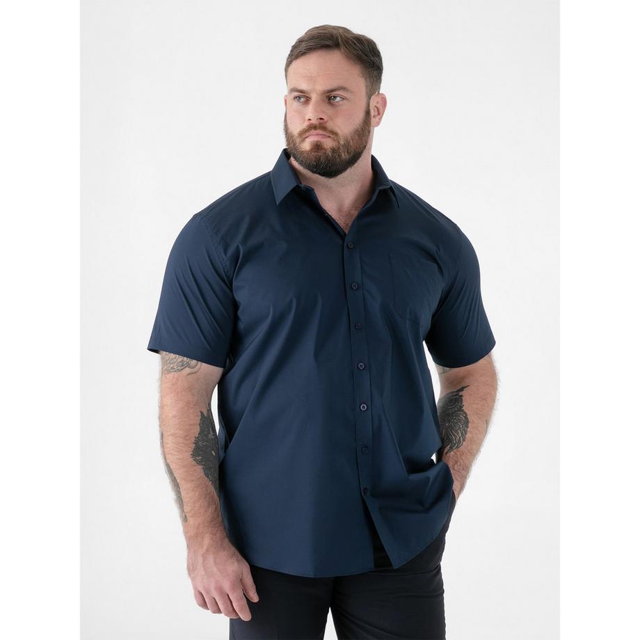 Duke Lucas Hemd Kurzärmelig Kingsize Stretch  