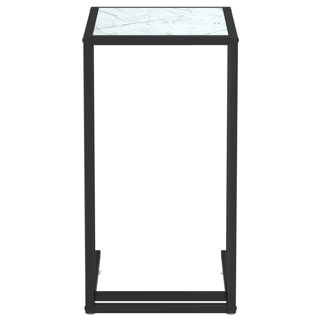 VidaXL Table d'appoint pour ordinateur verre  