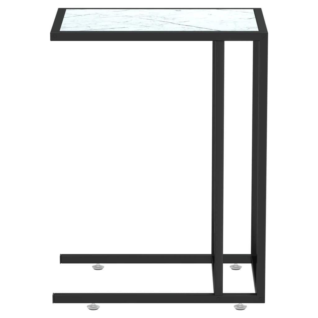 VidaXL Table d'appoint pour ordinateur verre  