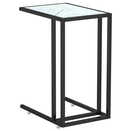 VidaXL Table d'appoint pour ordinateur verre  