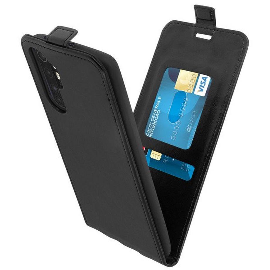 Avizar  Étui Xiaomi Mi Note 10 Lite Clapet Noir 