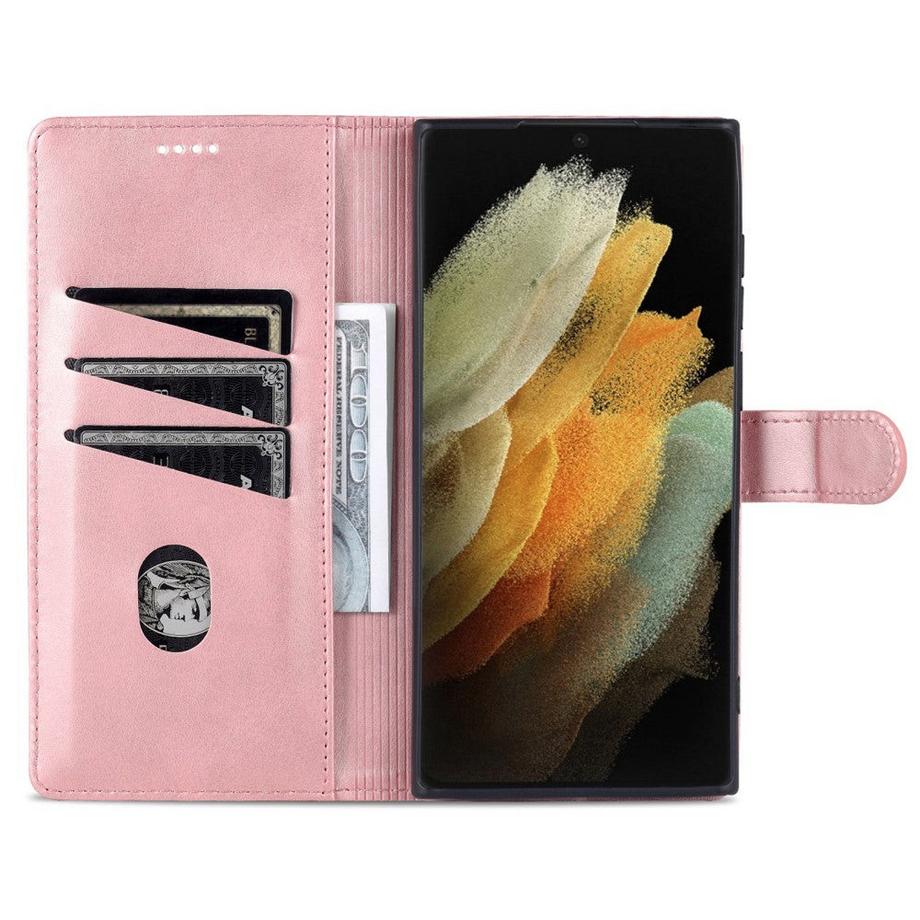 Cover-Discount  Galaxy S22 Ultra - Leder Etui Hülle 