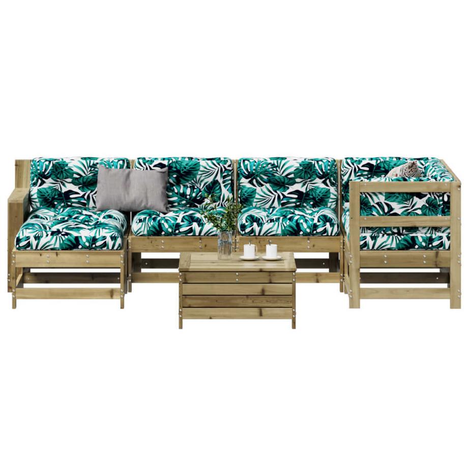 VidaXL Garten lounge set imprägniertes kiefernholz  