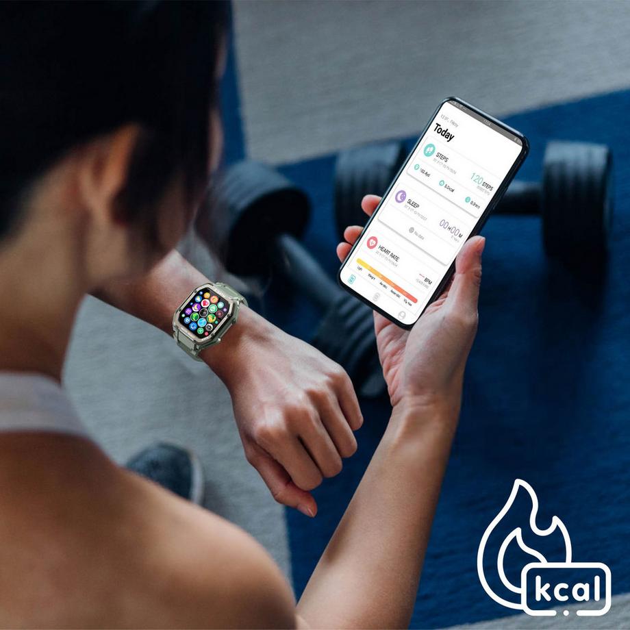 Avizar  Smartwatch Silicone Ideapro Verde Salvia 