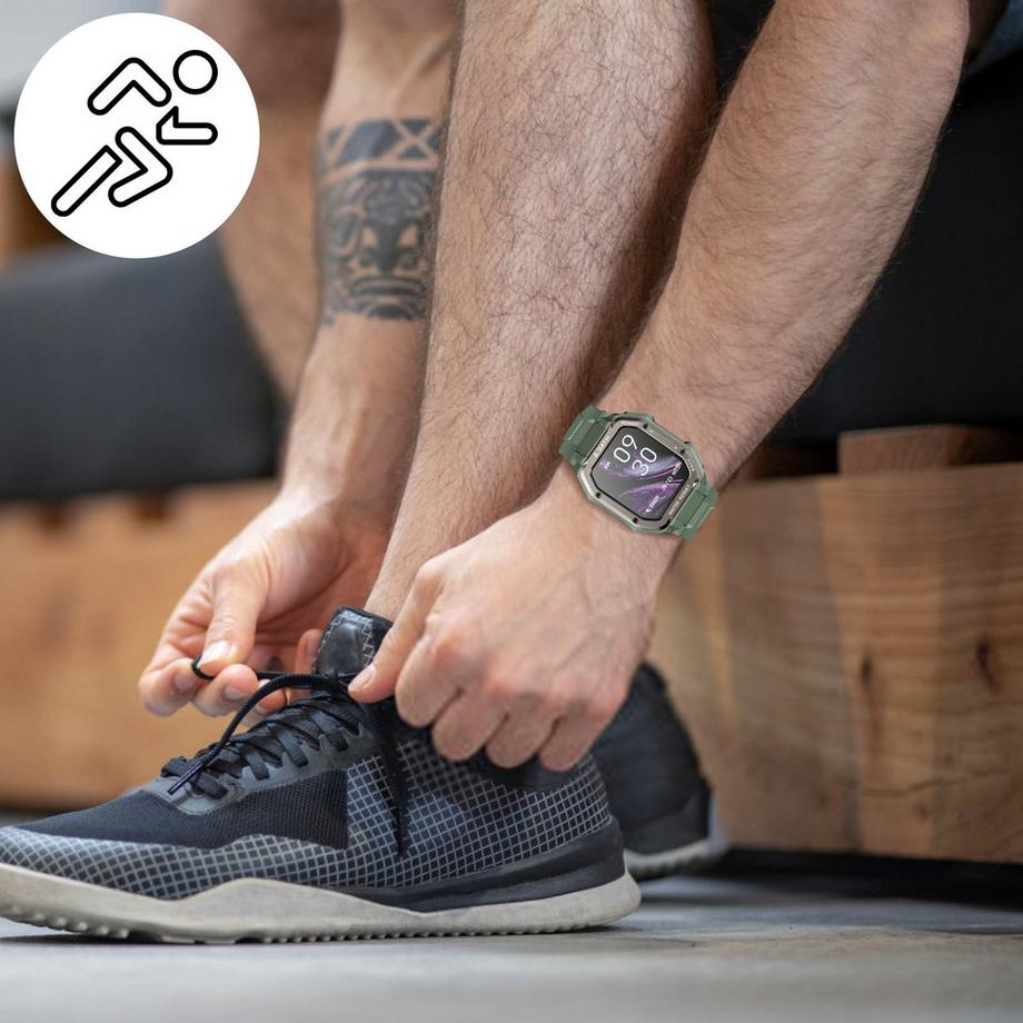 Avizar  Smartwatch Silicone Ideapro Verde Salvia 