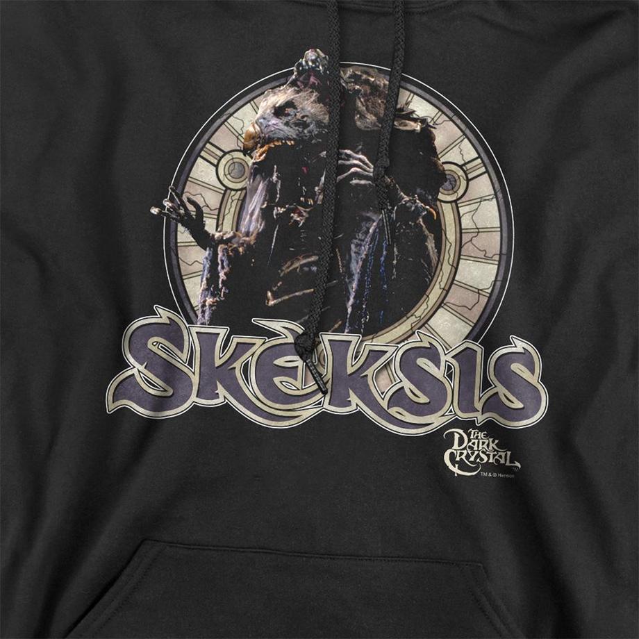 SONY Felpa con Cappuccio Stampa Grafica Skeksis  