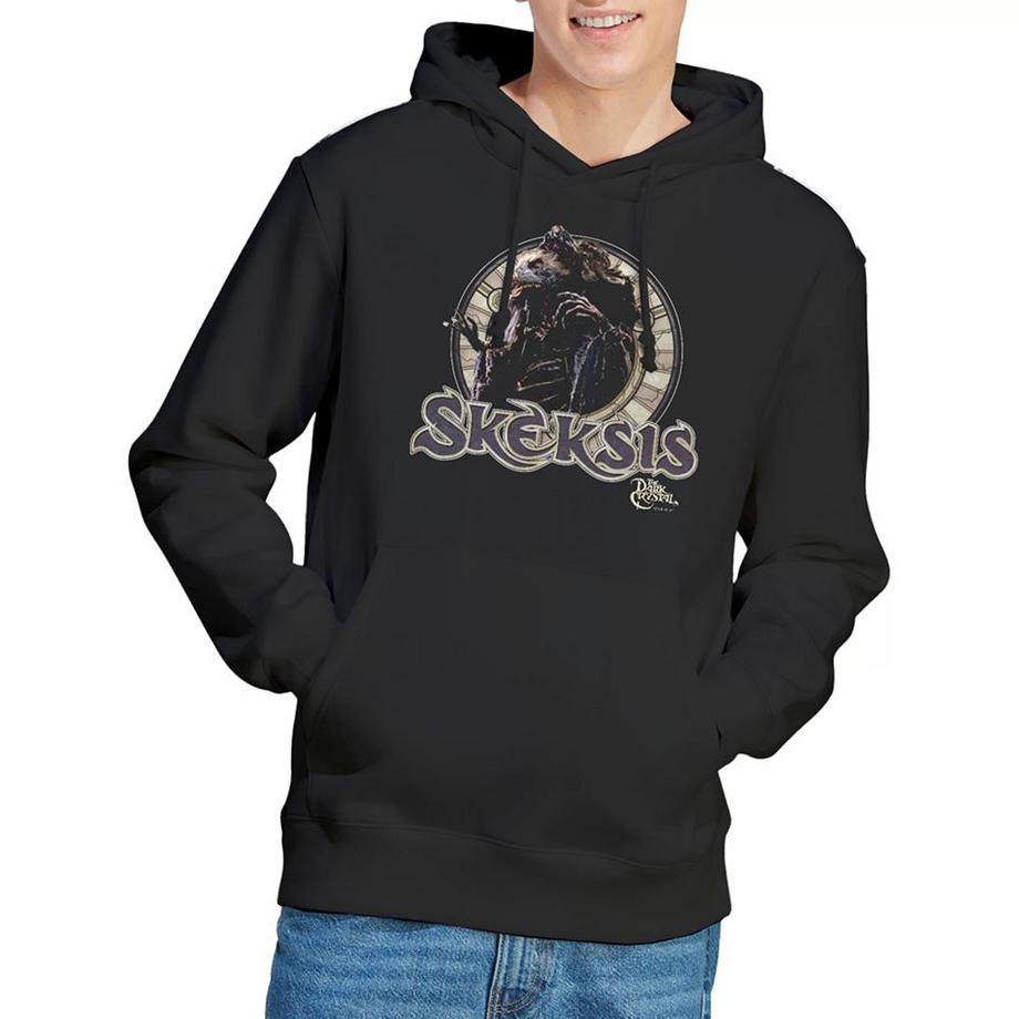 SONY Felpa con Cappuccio Stampa Grafica Skeksis  