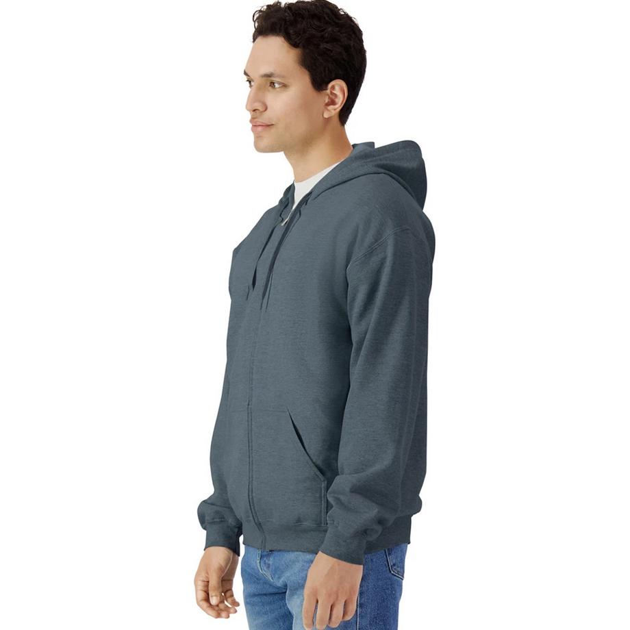 Gildan Softstyle Felpa con cappuccio e zip intera  