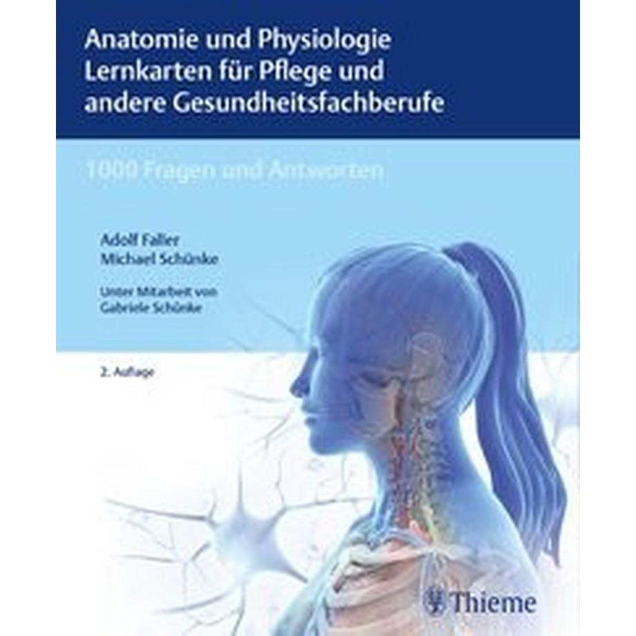 Thieme  Anatomie und Physiologie Lernkarten für Pflege und andere Gesundheitsfachberufe 