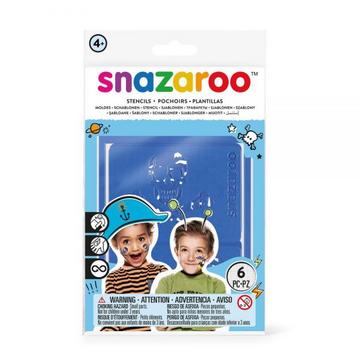 Snazaroo 1198011 Schablone Blau Malschablone