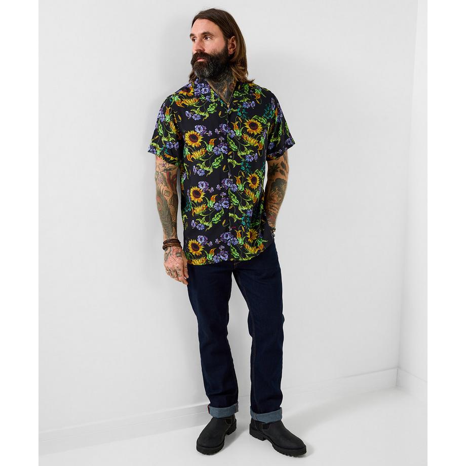 Joe Browns Chemise à Manches Courtes Imprimé Tournesol  