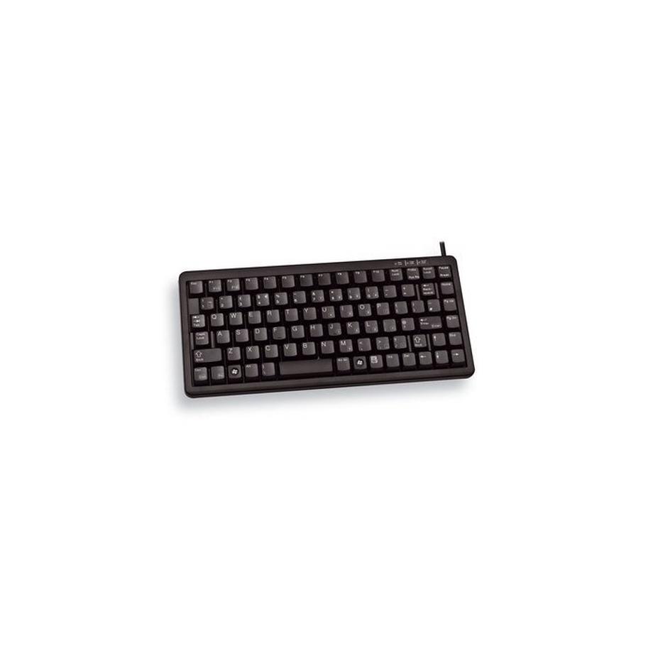 Cherry  G84-4100 Kompakte Kabelgebundene Tastatur, USB/PS2 Schwarz (QWERTZ - DE) 