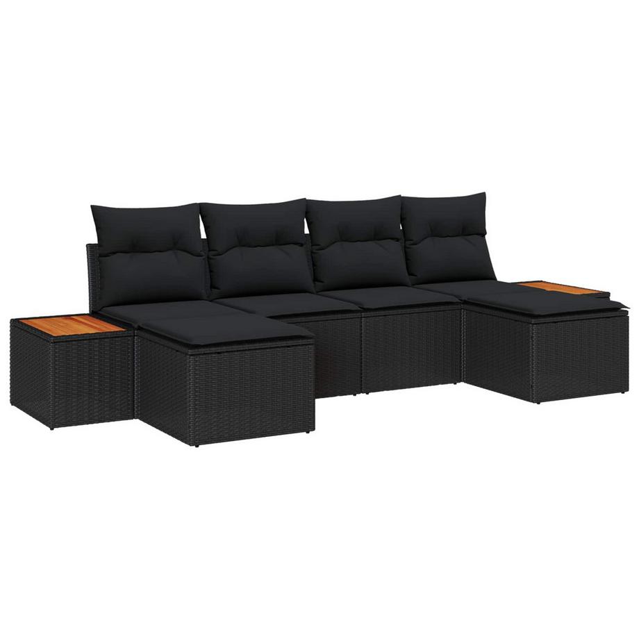 Set Divano da Giardino Polyrattan