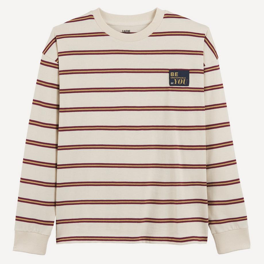 La Redoute Collections  Langarmshirt mit Streifenmuster 