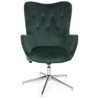 mutoni Fauteuil Farida Velvet vert  