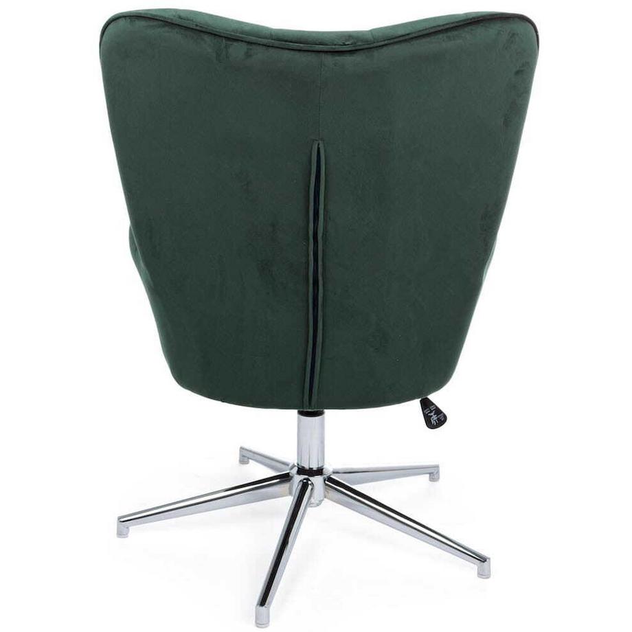 mutoni Fauteuil Farida Velvet vert  