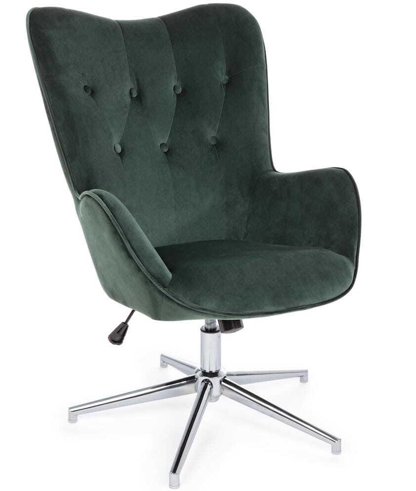 mutoni Fauteuil Farida Velvet vert  