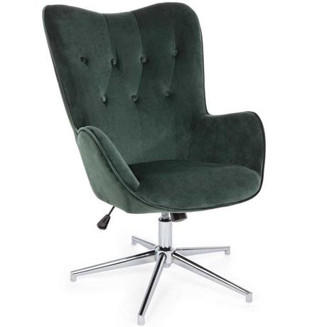 mutoni Fauteuil Farida Velvet vert  