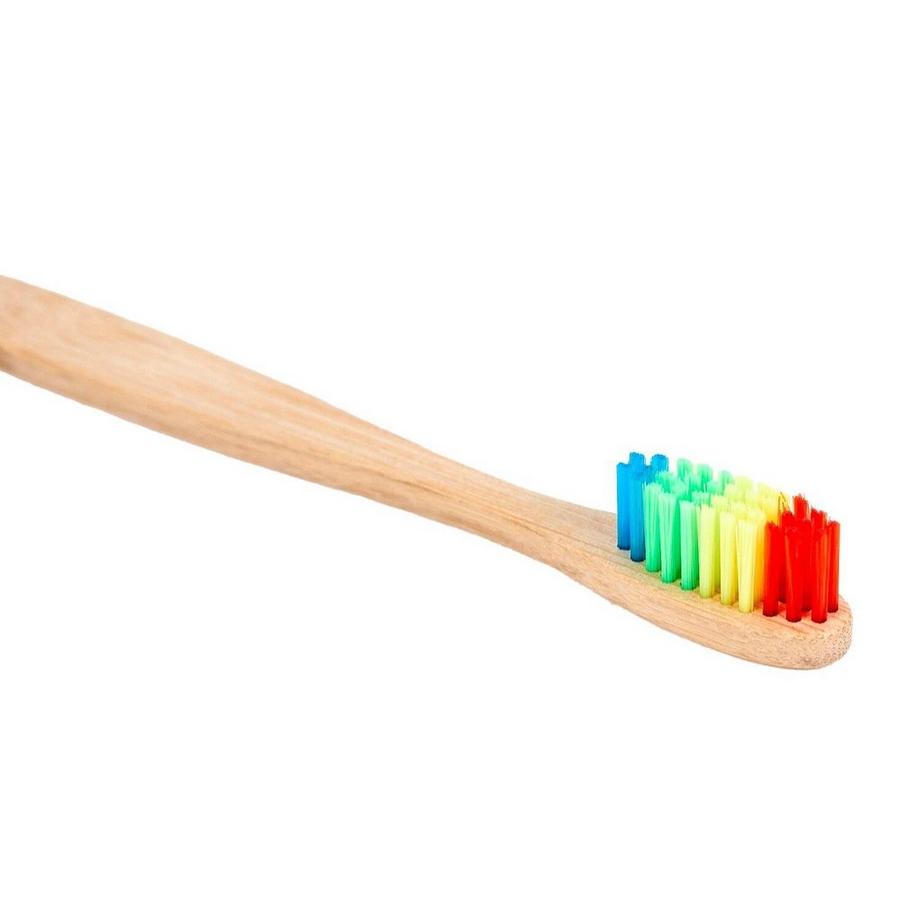 B2X  Bambuszahnbürste - Regenbogen 