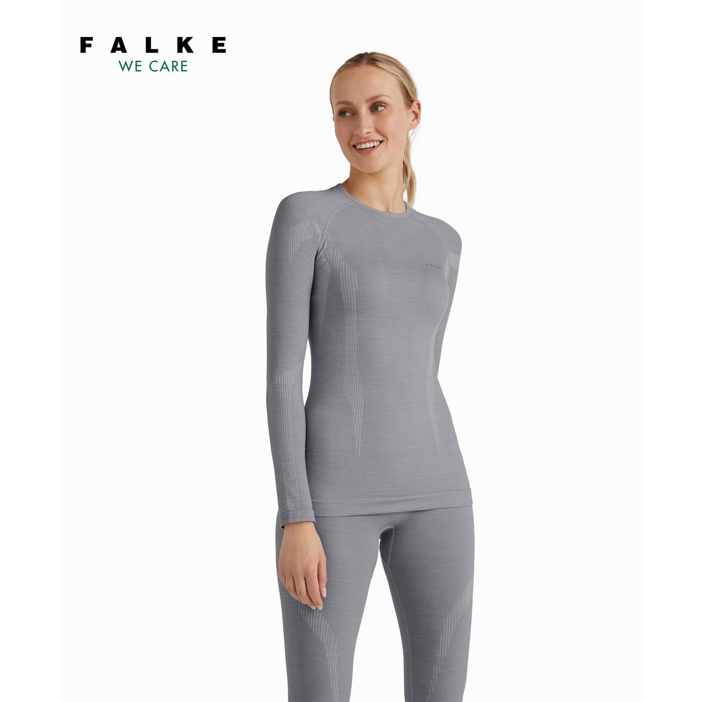 FALKE  langarmshirt, wool-tech 