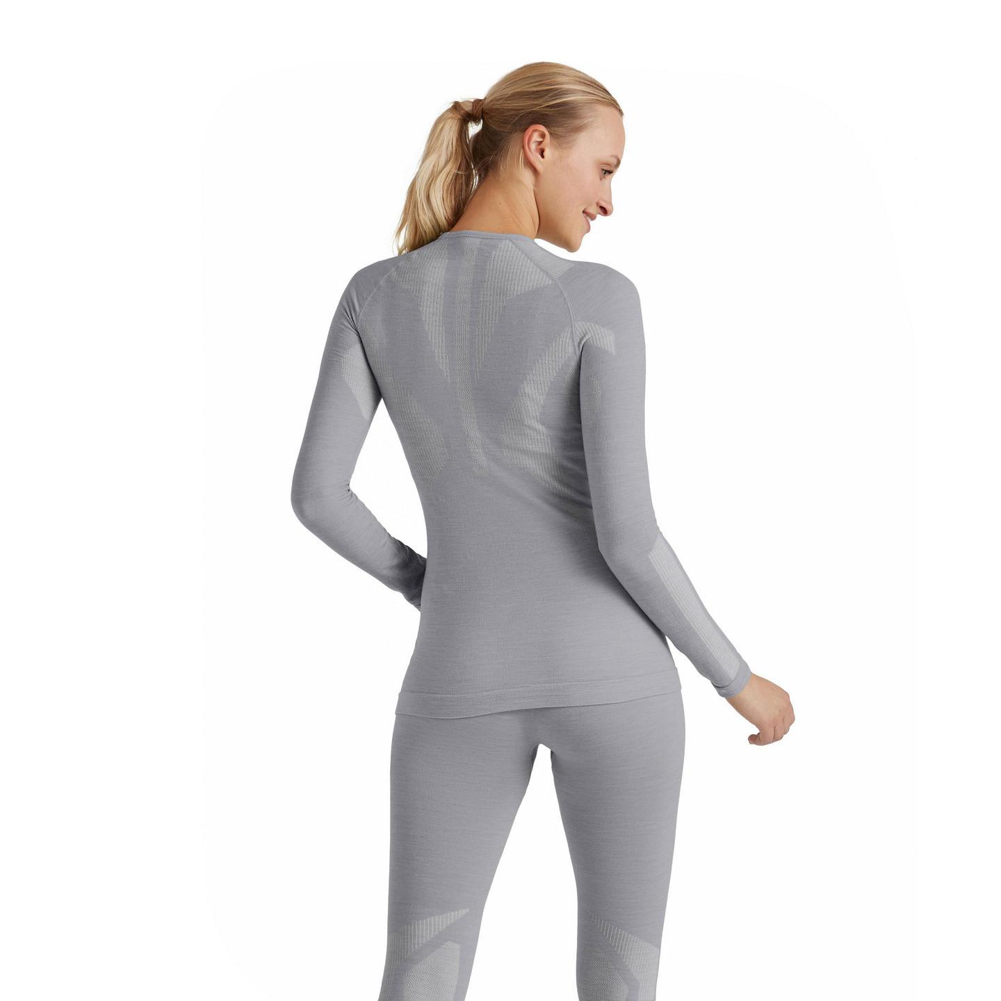 FALKE Wool-Tech Maglia Maniche Lunghe Half Zip  