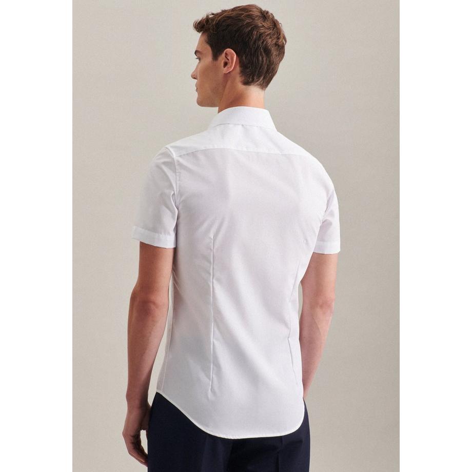 Seidensticker Business Hemd Slim Fit Kurzarm Uni  