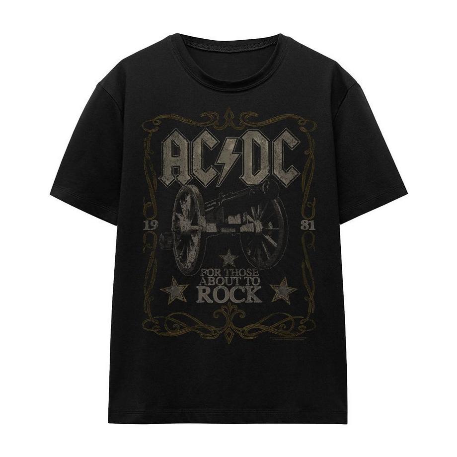 AC/DC ACDC Rock Label T-Shirt  