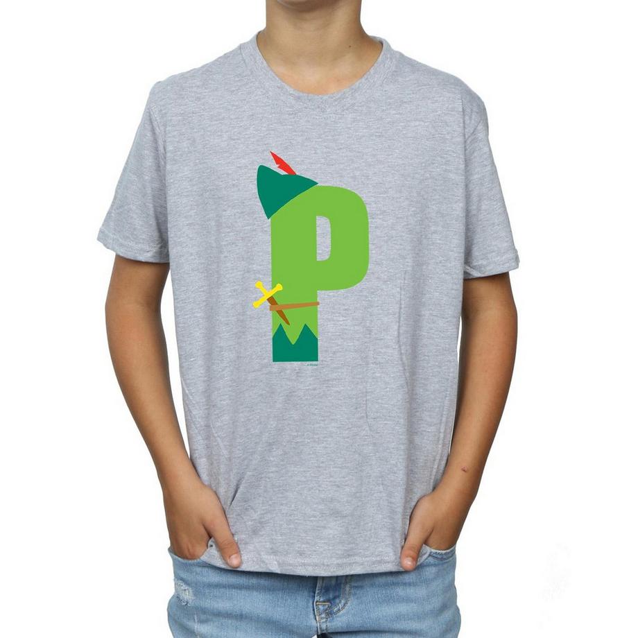 Disney  Tshirt ALPHABET P IS FOR PETER PAN 