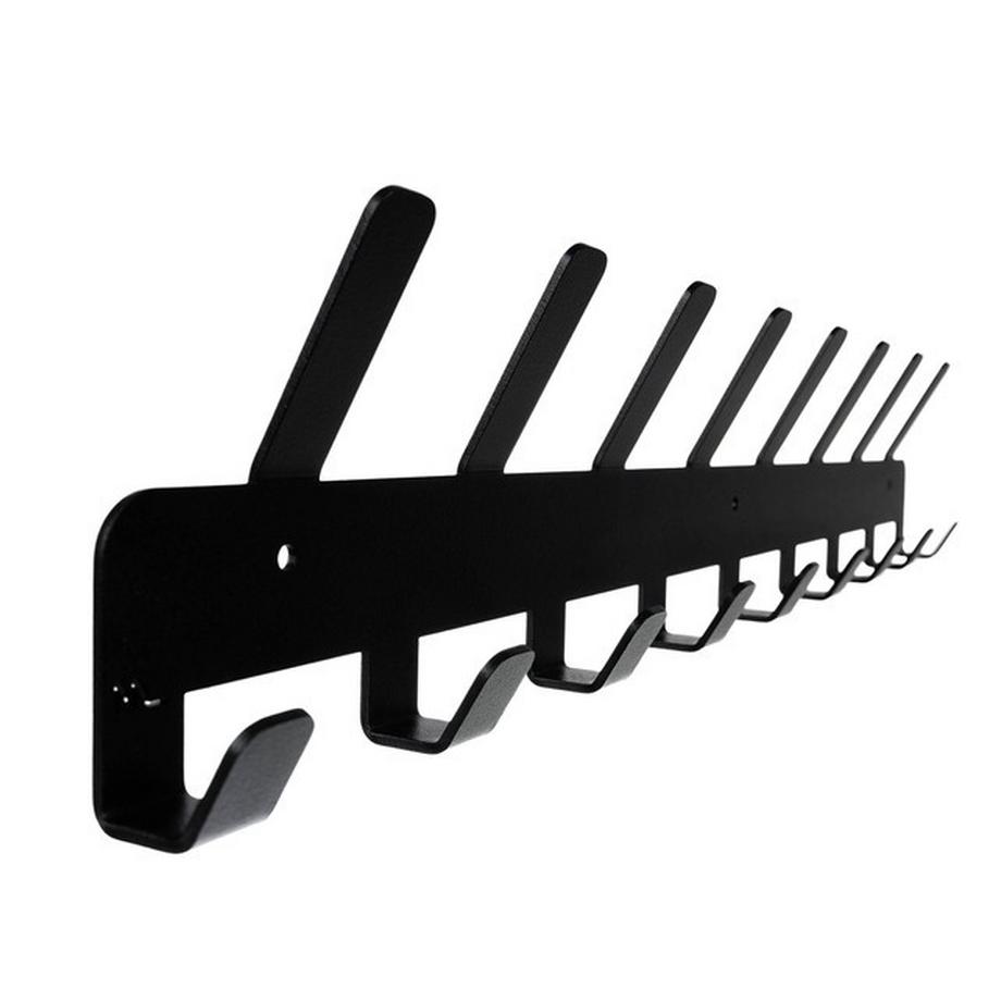 Polski producent Appendiabiti da parete (17 ganci) - nero  