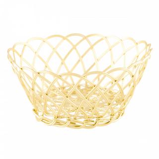 Aulica PANIER ROND METAL DORE 18CM  