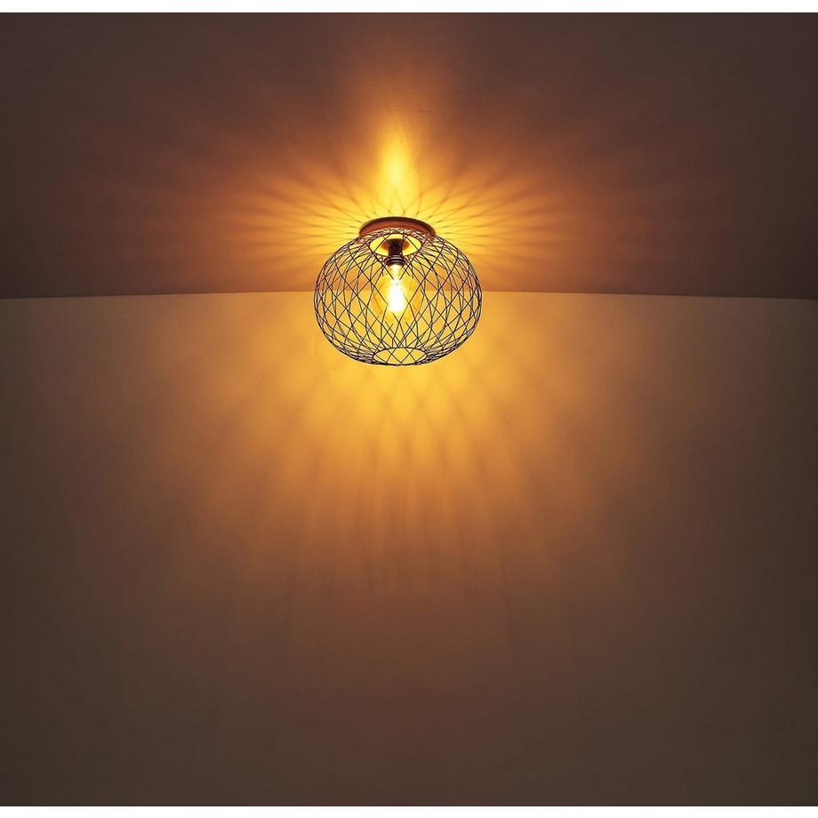 mutoni Lampada a sospensione Lacky metallo nero opaco 1xE27  