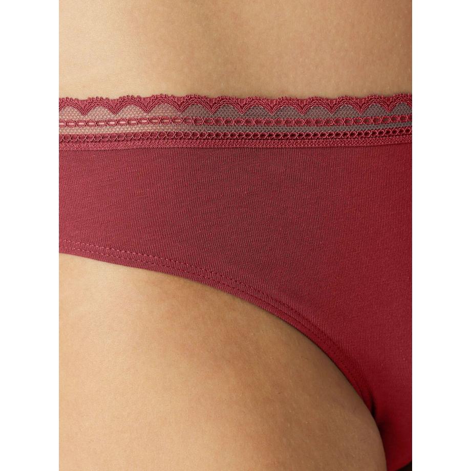 Schiesser Slip Rio avec bordure en dentelle  