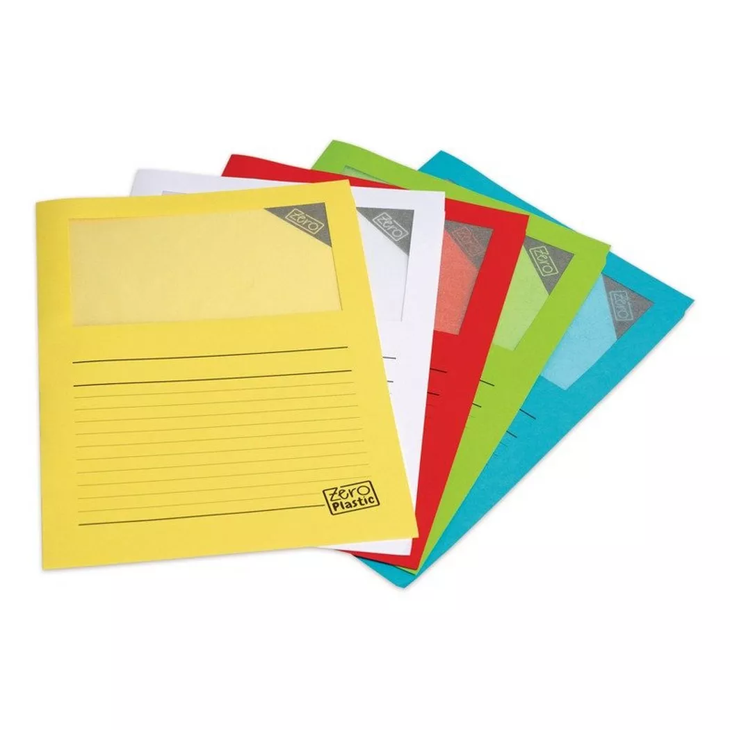 elco – Organisationsmappen Ordo A4 29479.00 Zero Plastic, ass. 50 Stück, One Size