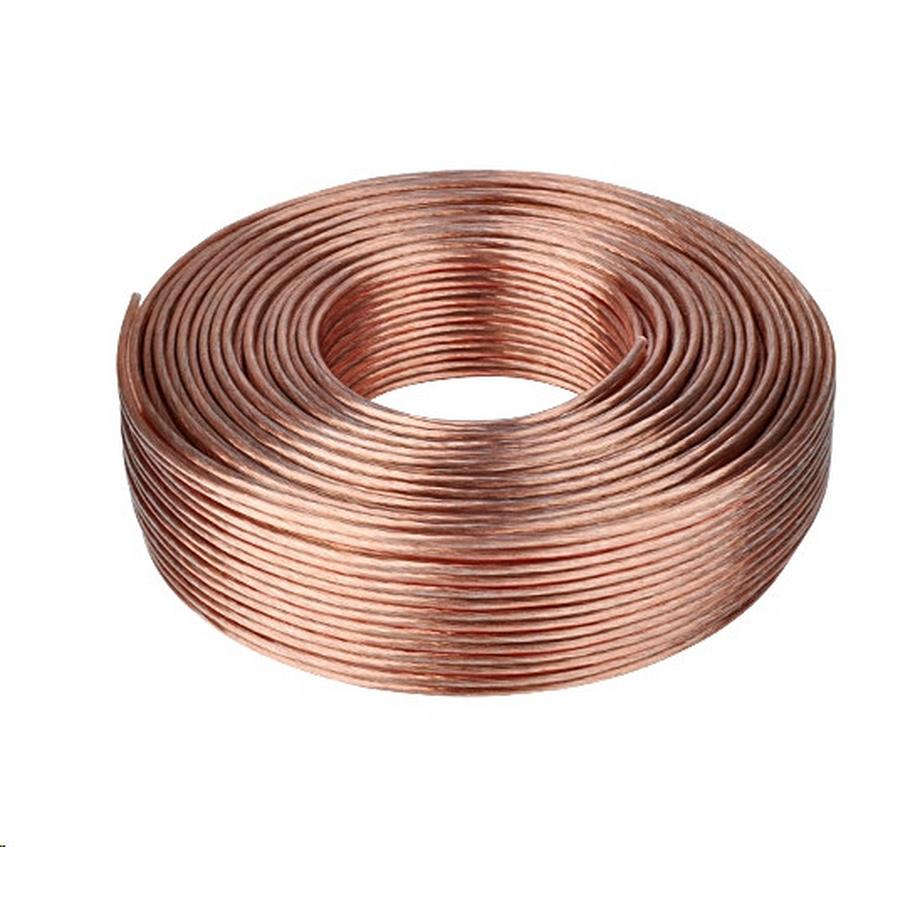 Lautsprecherkabel 2x 0,75 mm², 20 m, Transparent