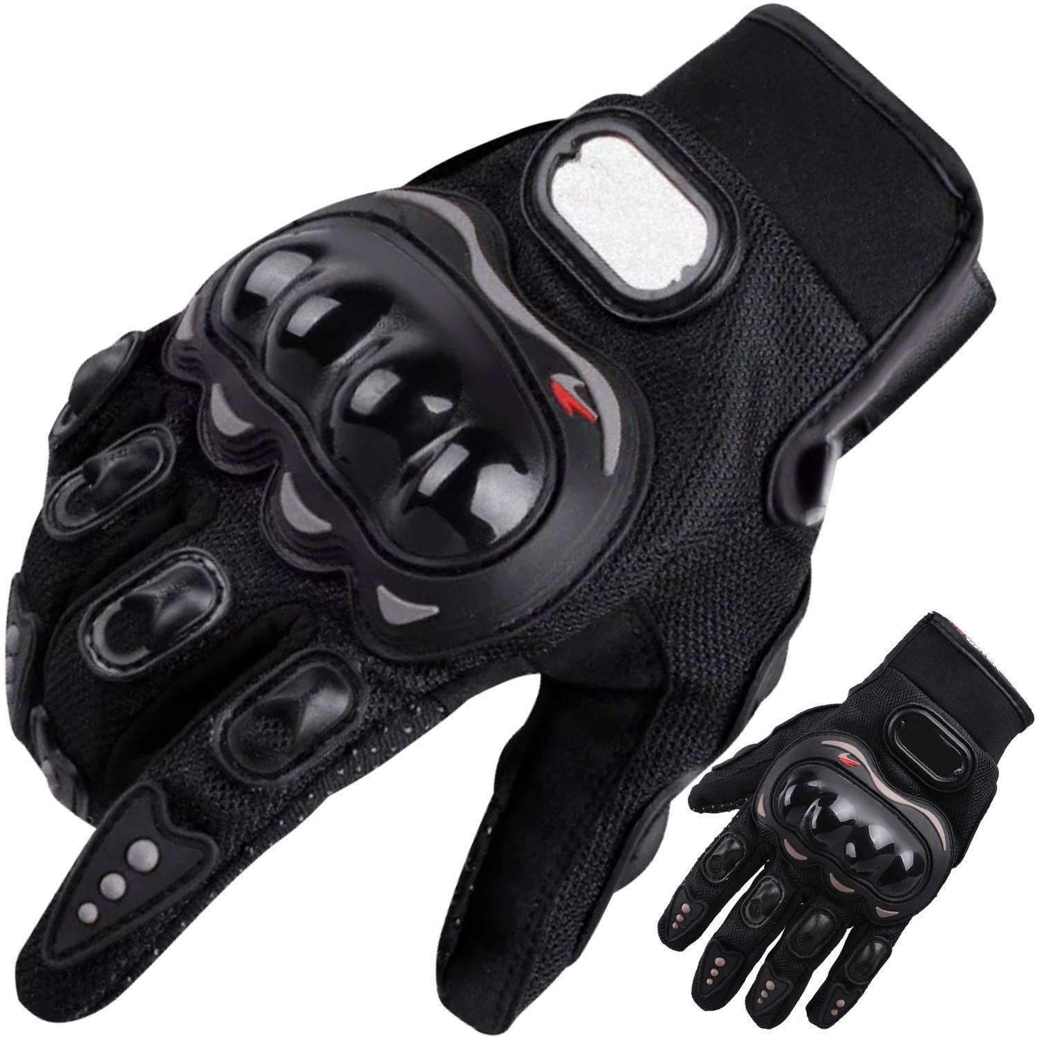 Trizand  Schwarze Motorradhandschuhe XL 