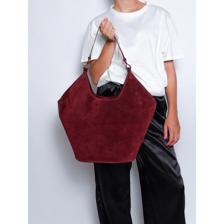 Gave Lux Sac à bandoulière Lisboa en daim  