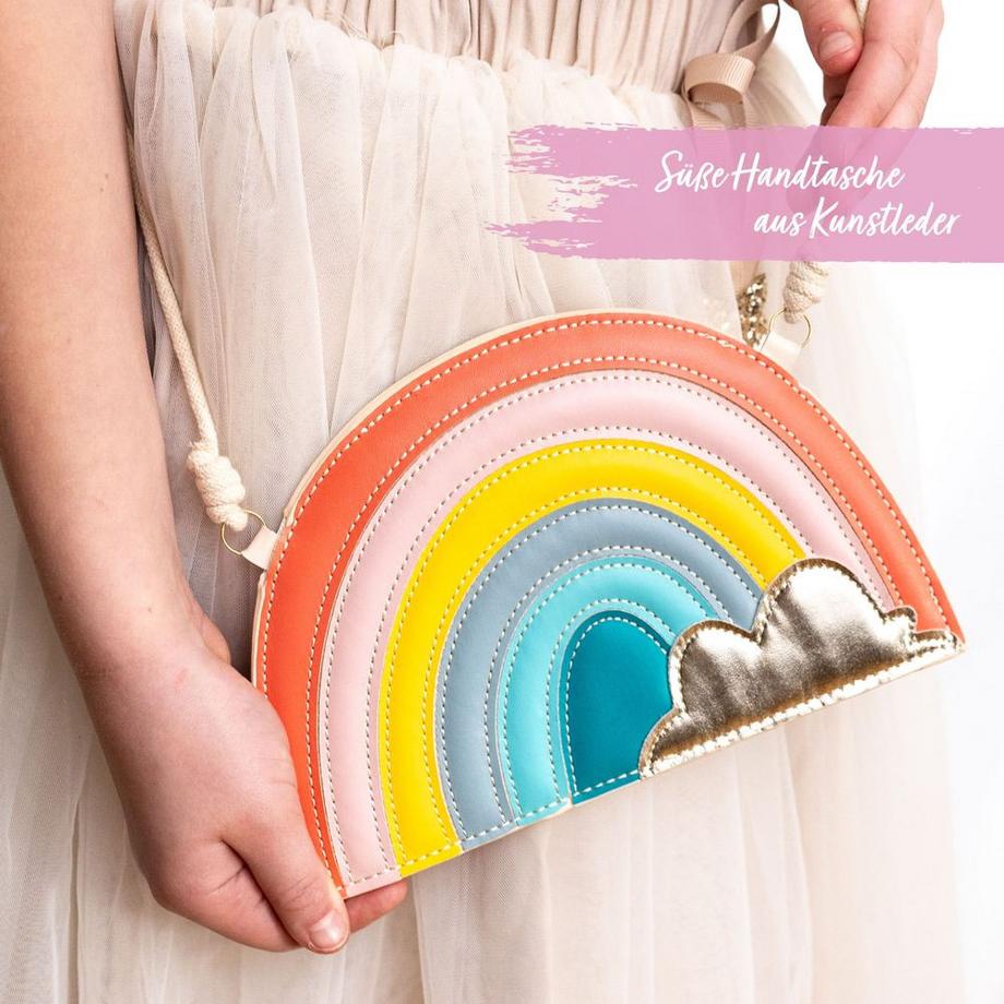 Papierdrachen Regenbogen Kinderhandtasche  