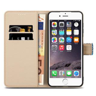 Cadorabo  Housse compatible avec Apple iPhone 6 / 6S - Coque de protection avec fermeture magnétique, fonction de support et compartiment pour carte 