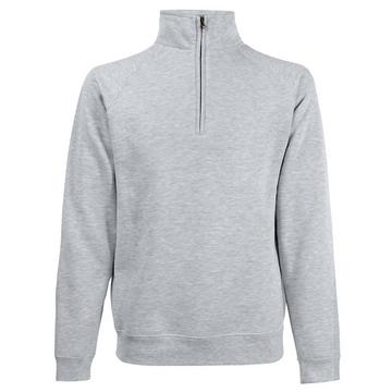 Premium 7030 Zip Neck Sweatshirt