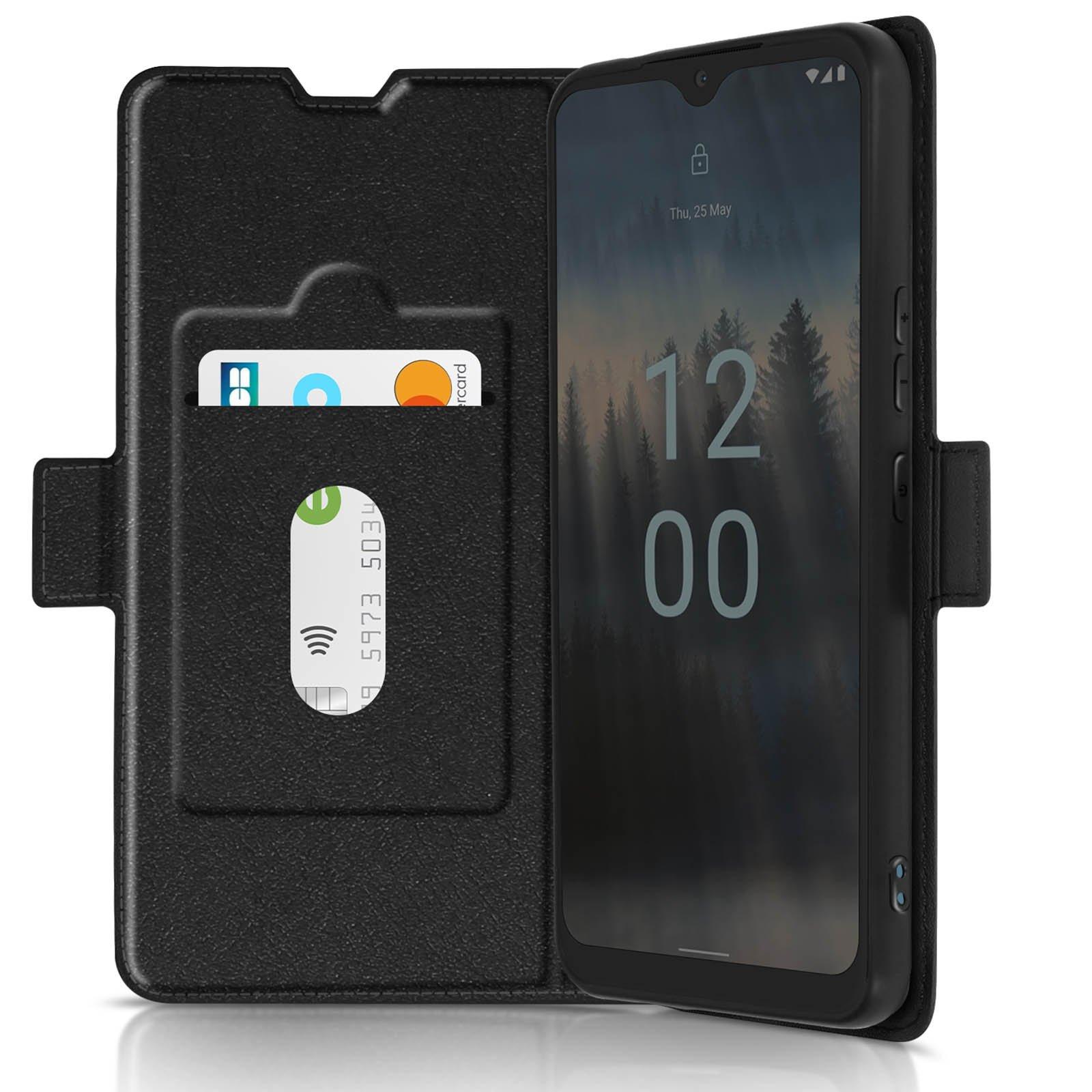 Avizar  Custodia Nokia C12 portacarte nera 