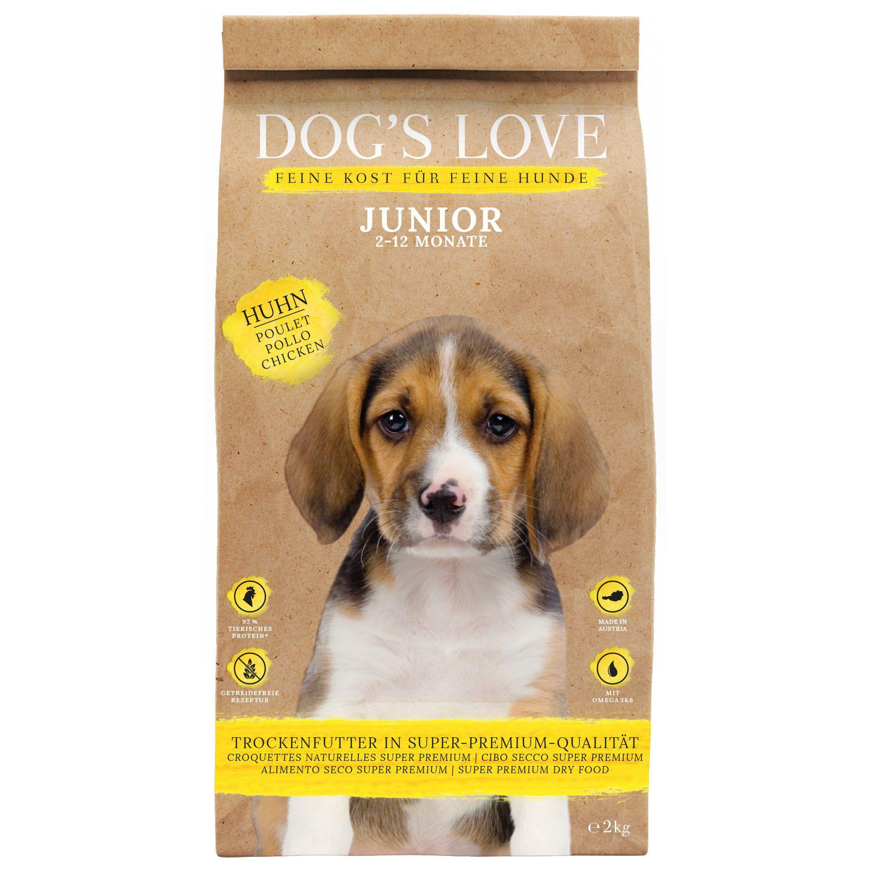 Dog's Love  Junior Huhn Süsskartoffel und Karotte 