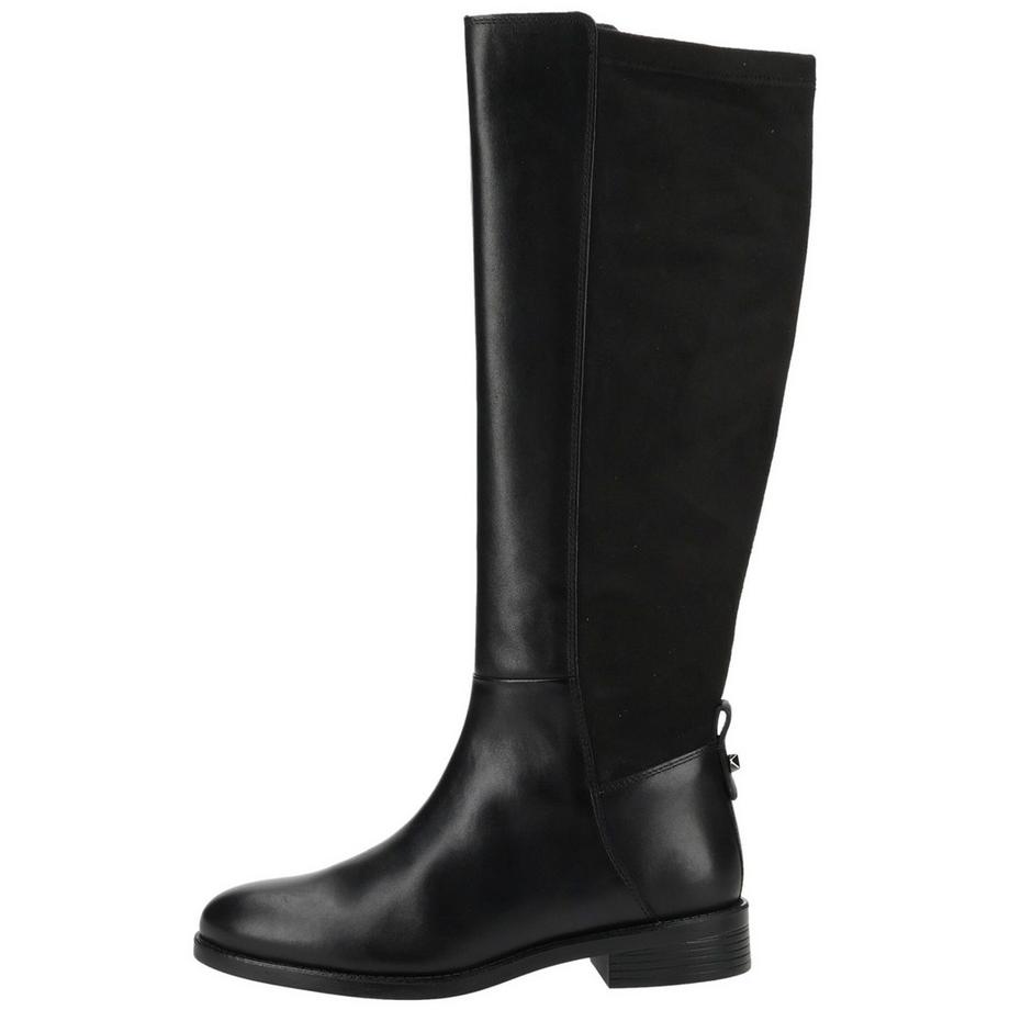 GEOX Bottes Mi-Mollet avec Fermeture Éclair Latérale  