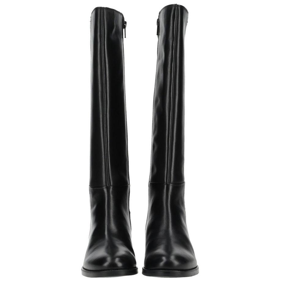 GEOX Bottes Mi-Mollet avec Fermeture Éclair Latérale  