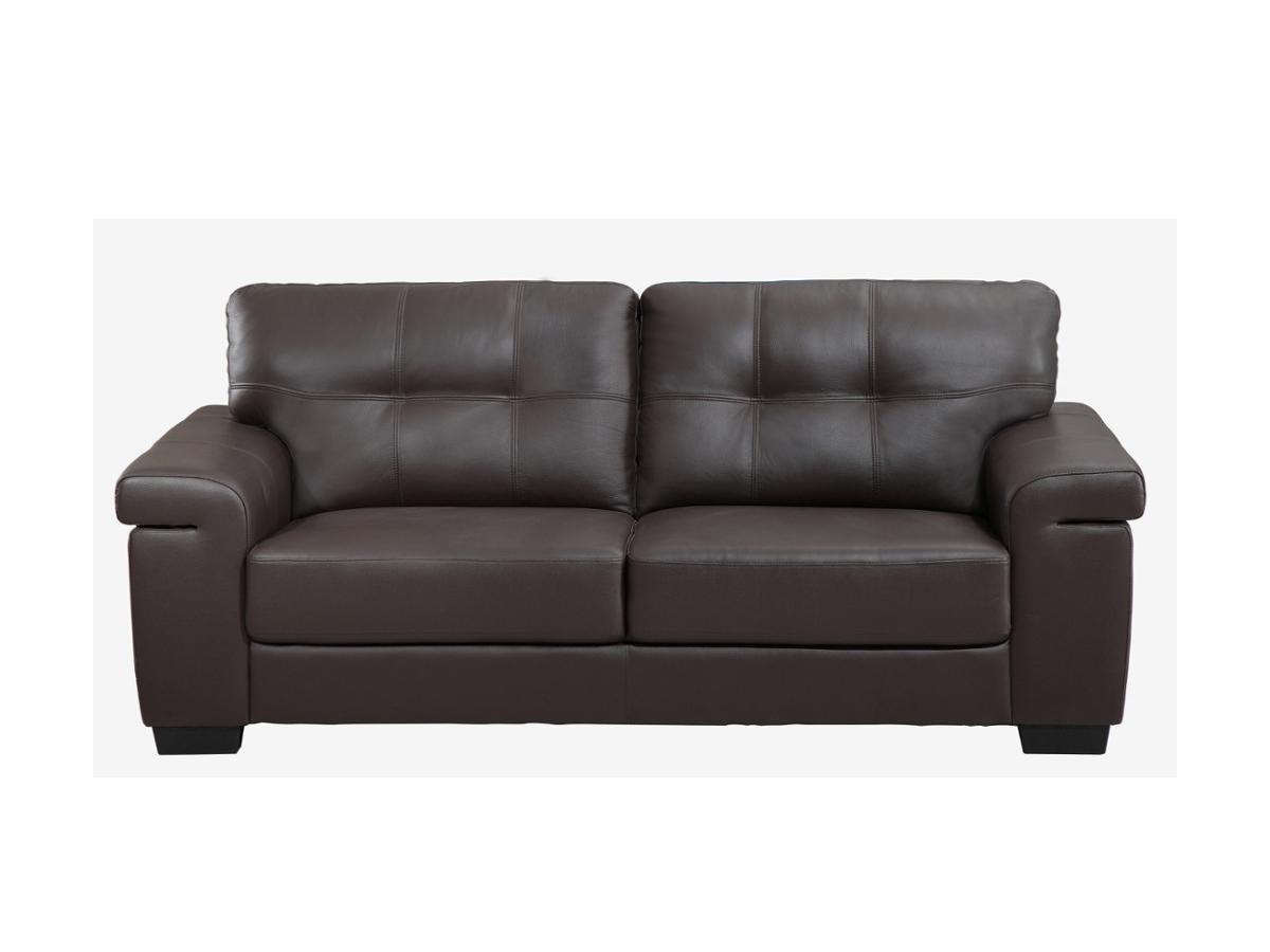 Vente-unique Ledersofa 3Sitzer HAZEL  