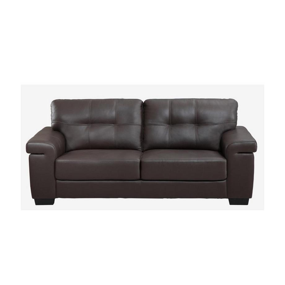 Vente-unique Ledersofa 3Sitzer HAZEL  