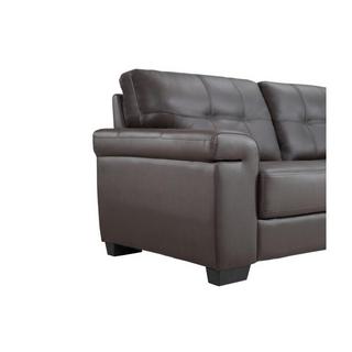 Vente-unique Ledersofa 3Sitzer HAZEL  