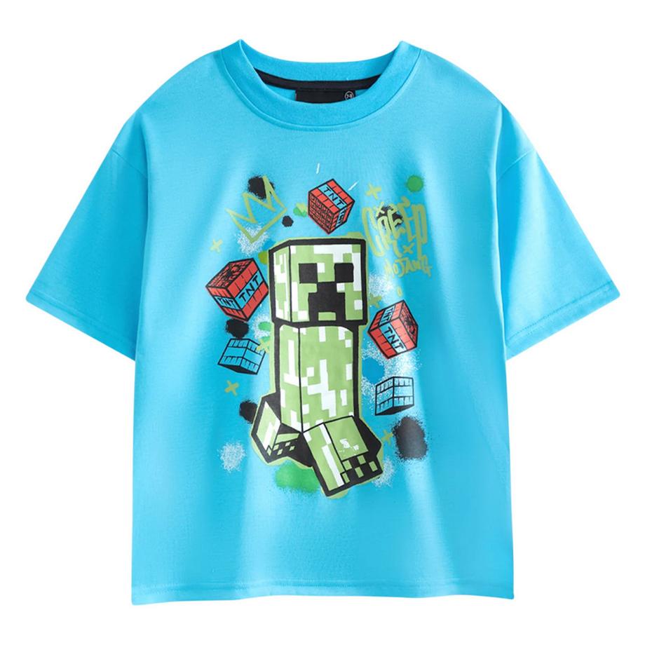 MINECRAFT  Schlafanzug Mit Shorts, Kurzärmlig (2er-Pack) 